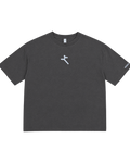 "GREY" BOXY CROP T-SHIRT
