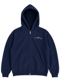 "NAVY BLUE" ZIP-UP HOODIE